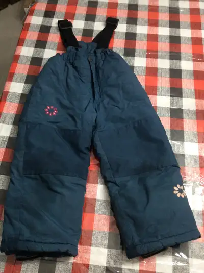 Girls navy snow pants, size 3X / 4, View more