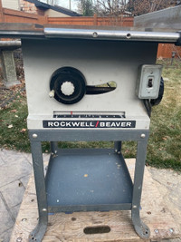 8” Rockwell/Beaver Table Saw $125