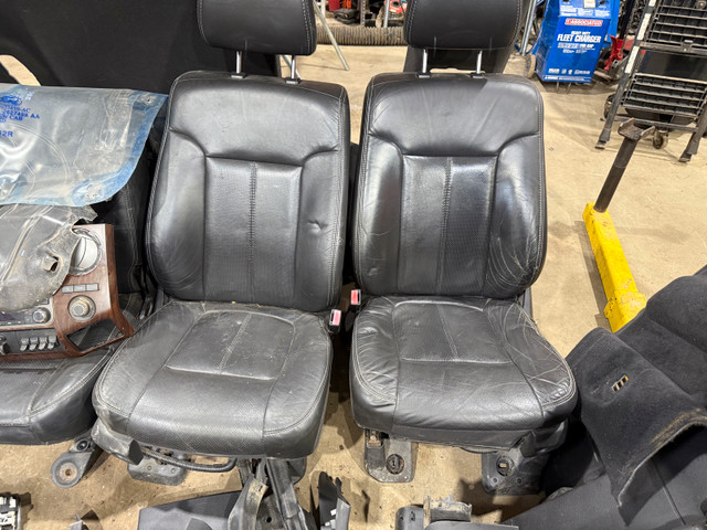 2012 FORD F250 Full Black Leather Interior Complete in Auto Body Parts in Guelph - Image 3
