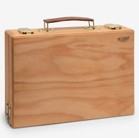 Bob Ross Wood Art Supply Carrying Storage Box