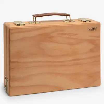 Bob Ross Wood Art Supply Carrying Storage Box, View more
