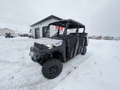 * 2023 POLARIS RANGER CREW * 570SP PREMIUM 4X4 * BLACK ALLOY WHEELS * 450kms * FOR ONLY $14,995 + HS...