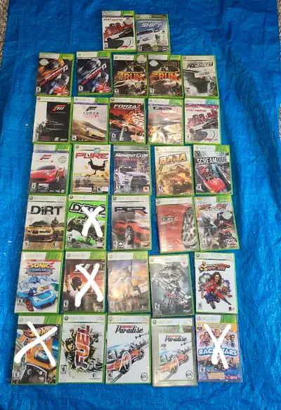 Racing games available for Xbox 360! lots in stock!, View more