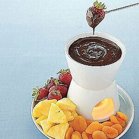 WINTER NIGHT FONDUE AU CHOCOLAT ALSO FOR CHEESE & FRUIT! ONLY $9