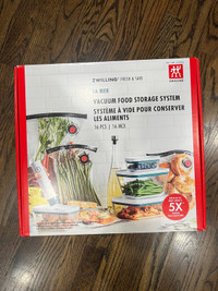 New Zwilling Fresh & Save La Mer Vacuum Food Storage System