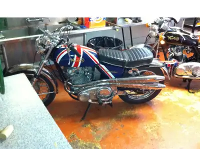 1969 Norton Commando S. This left the factory as an S bike. Complete restoration in 2010. Bike has b...