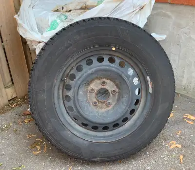4 rims with winter tires. I was told the tires aren’t good enough to be used another season but you...