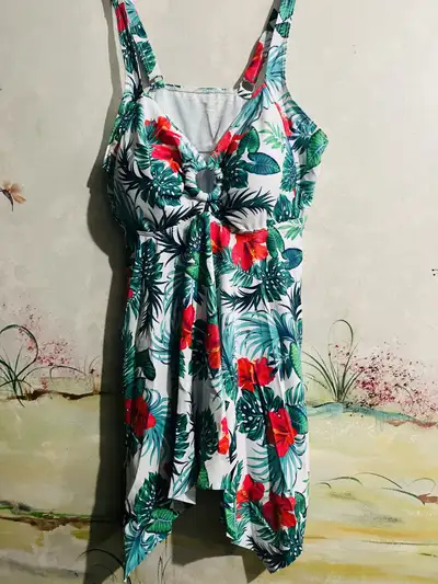 Tropical Bathing Suit-Size XXL, View more