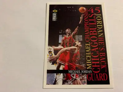 1995-96 Collector's Choice European Stickers MICHEAL JORDAN #MJ5, View more