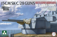 Takom 1/35 German Navy Bismarck SK C/28 15cm 55-Caliber Gun