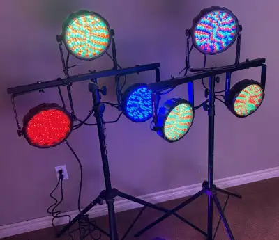 Venue THINPAR 64 LED Lighting with stands, View more