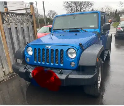 2014 Sporty 4x4 2 Door Jeep Wrangler, in great condition, 139,200 kms, air condition, power locks, p...
