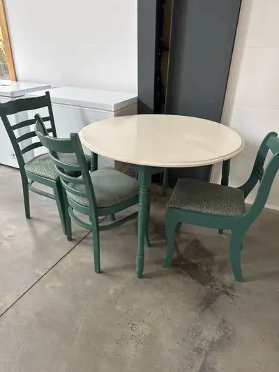 table and 4 chairs, View more
