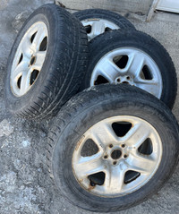 225/65r17 Nokian All Weather tires+ rims for Toyota RAV4/Sienna