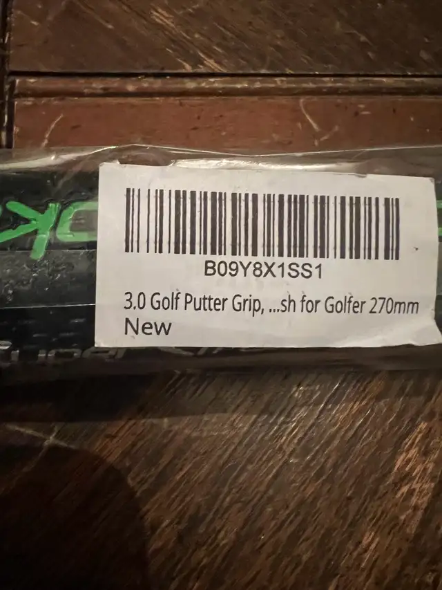 Golf putter and iron grips and ball retriever62863267620866122