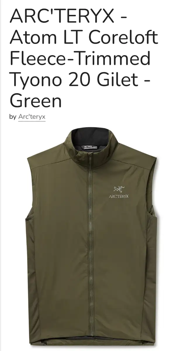 New cond Arc’teryx Atom Lt Vest XL mens in Men's in Oakville / Halton Region - Image 3