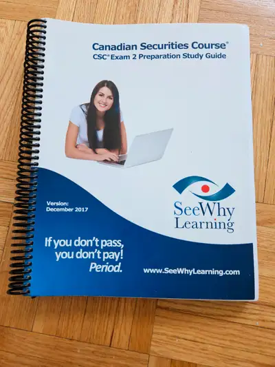 Canadian Securities Course, Part 2 exam preparation by See Why Learning to give away. FREE.... Go th...