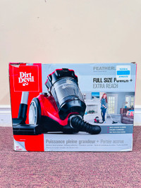 Dirt Devil FeatherLite Cyclonic Canister Vacuum Cleaner