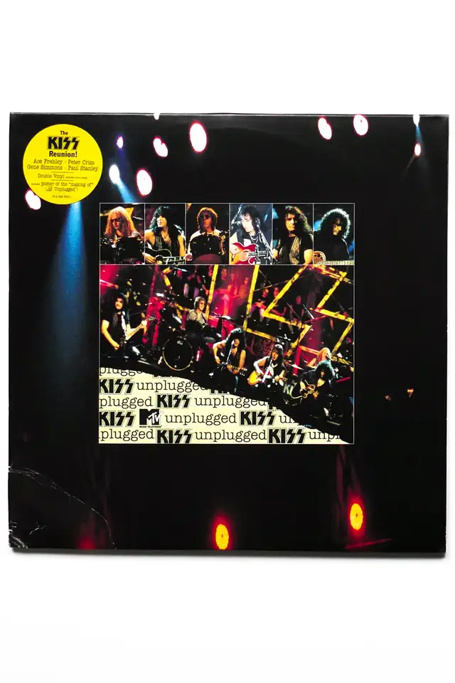 KISS MTV UNPLUGGED (1st US Press) Vinyl Records RARE in CDs, DVDs & Blu-ray in Laval / North Shore - Image 2