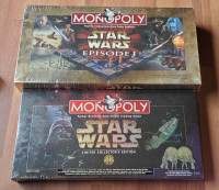 Star Wars Hasbro TPM episode 1 one Monopoly collectors edition