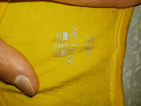 Arcteryx Merino Tshirt size M Yellow