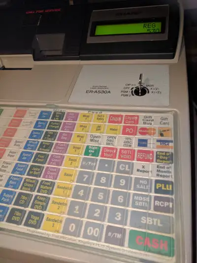 U S E D * various different models, various different prices* Sharp Flat Keys Cash Registers Ideal f...