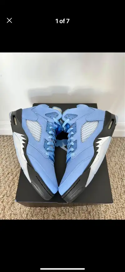 Jordan 5 UNC - Size: 10.5 - Condition: DeadStock - Price: $ $400 . . . #ottawa #shoes #sneakers #jor...