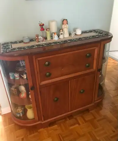 Dining set Table with leaf, 4 chairs and Buffet For Sale, View more