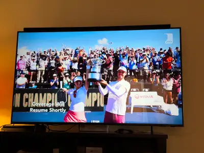 Samsung 55” QLED 4k UHD TV, View more