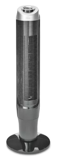 NOMA Oscillating Tower Fan w/Remote Control, 3-Speed, 37"
