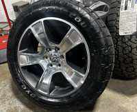 8. All Weather Dodge Ram 1500 Laramie rims toyo AT3 tires
