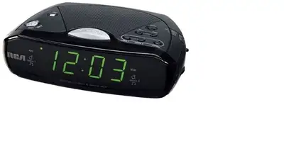 RCA AM/FM Dual Wake ALARM Clock RADIO RÉVEIL À ALARME DOUBLE, View more