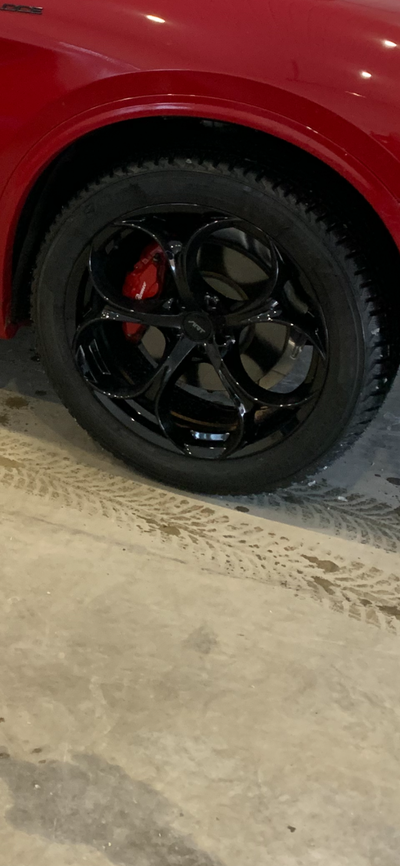 $1550 for set Like new winter tires on wheels. Michelin Latitude Alpin LA2255/45R20 on ART Replica 2...