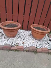 Two Terracotta Planters