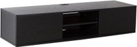 South Shore Contemporary 65" TV Stand - Black Oak