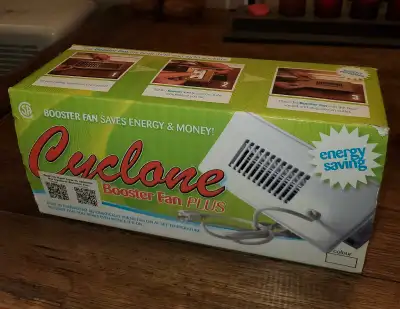 CYCLONE BOOSTER FAN NEW IN BOX, View more