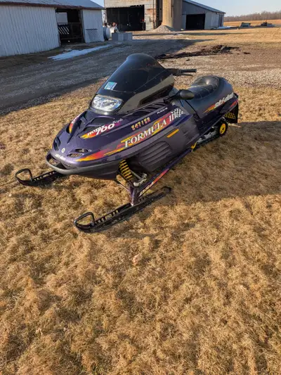 1998 skidoo 700 tripple And I have a parts sled