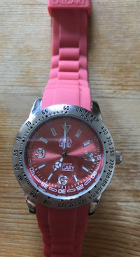 The World of Calgary watch - Silicone coral color - Limited edit