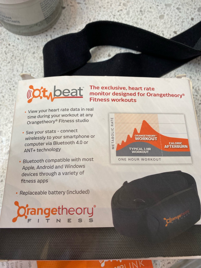 Orange Theory Heart Monitor, Exercise Equipment, Winnipeg