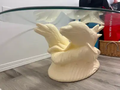 Dolphin coffee table, View more