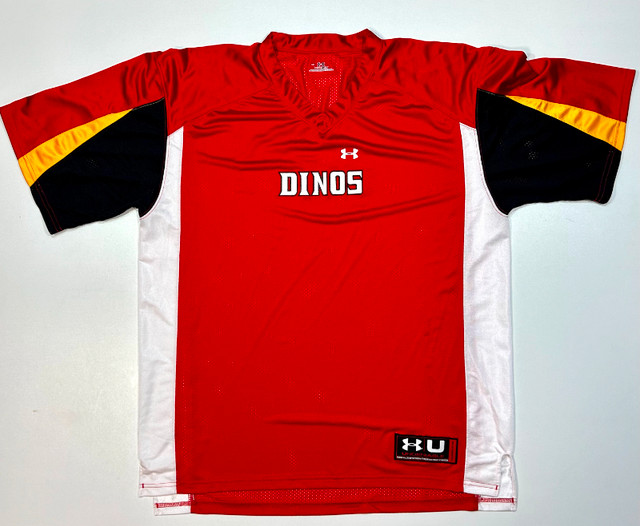 University of Calgary Dinos Football Jersey Shirt L & XL in Men's in Calgary - Image 3
