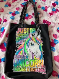 Justice unicorn bag