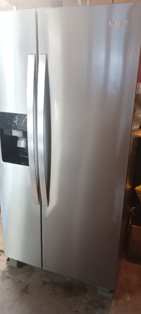 2022 Whirlpool stainless side by side fridge