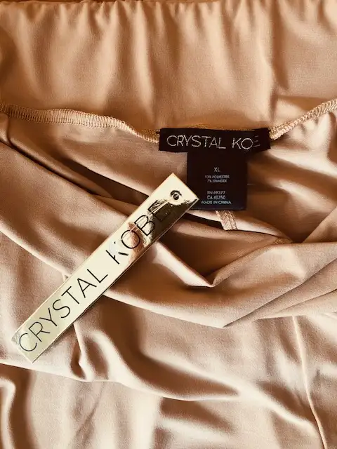 NEW Knit Shorts by Crystal Kobe with tag Flowing Camel Cruise XL in Women's - Bottoms in Delta/Surrey/Langley - Image 3
