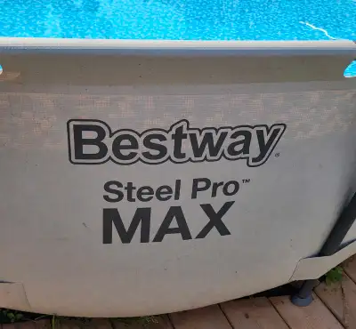 10' x 30" Steel frame round pool, View more