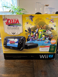 Nintendo Wii U Zelda Windwaker Special Edition CIB
