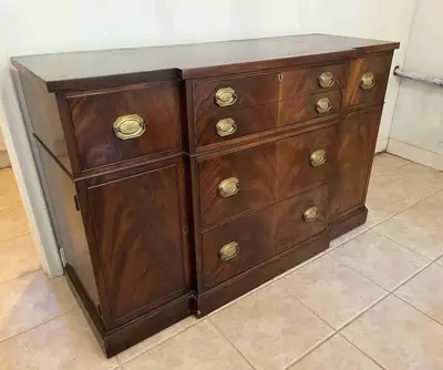 Vintage solid wood sideboard, View more