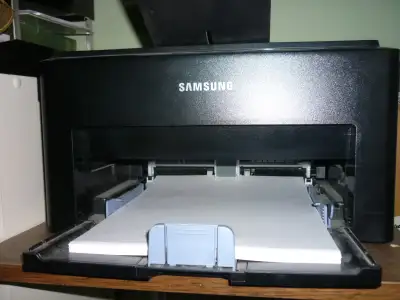 Samsung laser printer c/w Epson scanner, View more