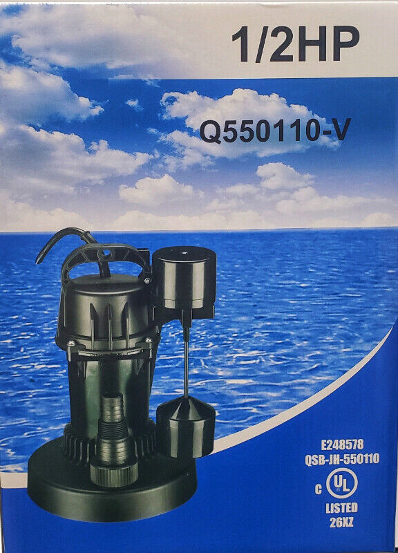 SJE Automatic Sump Pump 1/2 HP, Brand New, UL /CSA Certified in Other in City of Toronto - Image 4