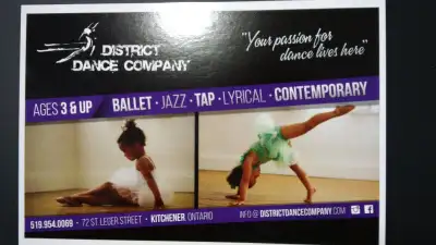 District Dance Company - Kinder & Pre-Mini Dance Classes